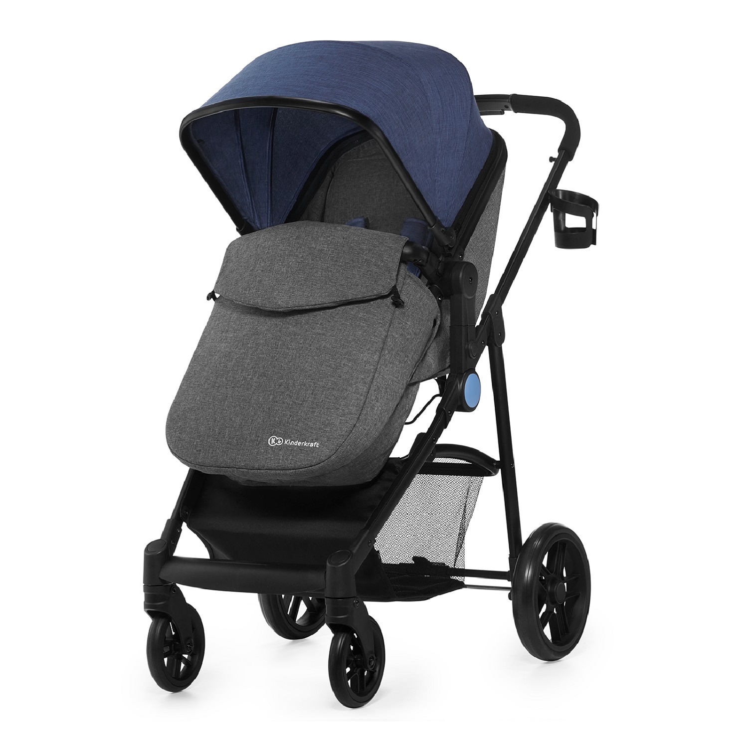 Коляска 2в1 Kinderkraft Juli Denim - фото 8