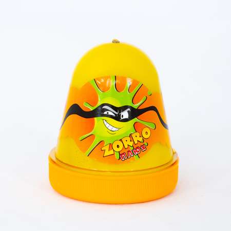 Слайм ПЛЮХ Zorro перламутровый оранжевый капсула 130г