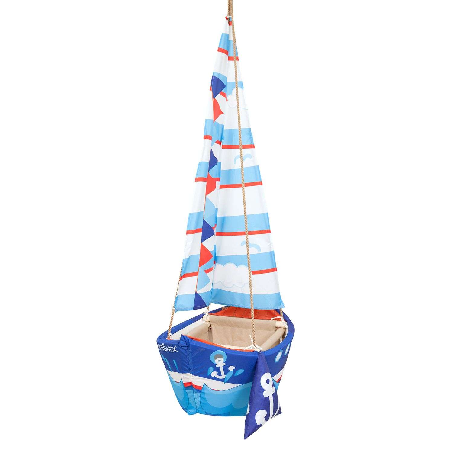 Качели подвесные Hotenok Игровой набор Морской Фрегат swh2ship_blue - фото 1