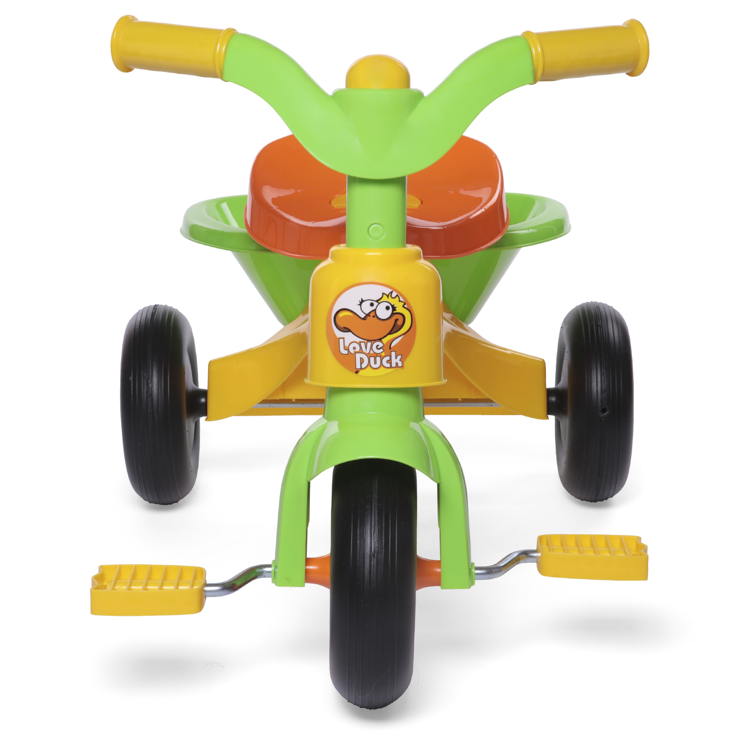 Каталка детская BabyCare Tricycle Желтый - фото 4