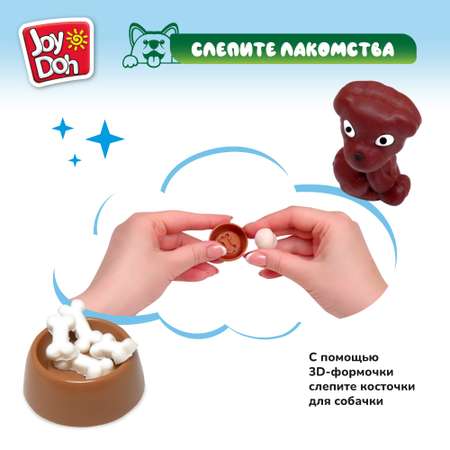 Набор для лепки Joy-Doh Любимые питомцы 3*50г PETS-150 pot