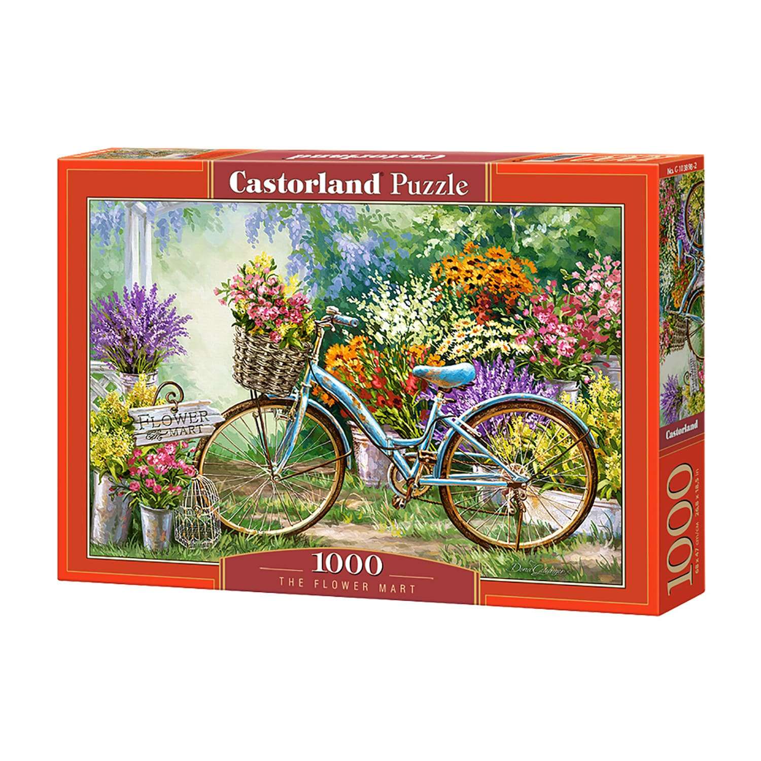Пазл 1000 деталей Castorland цветочный магазин - фото 1
