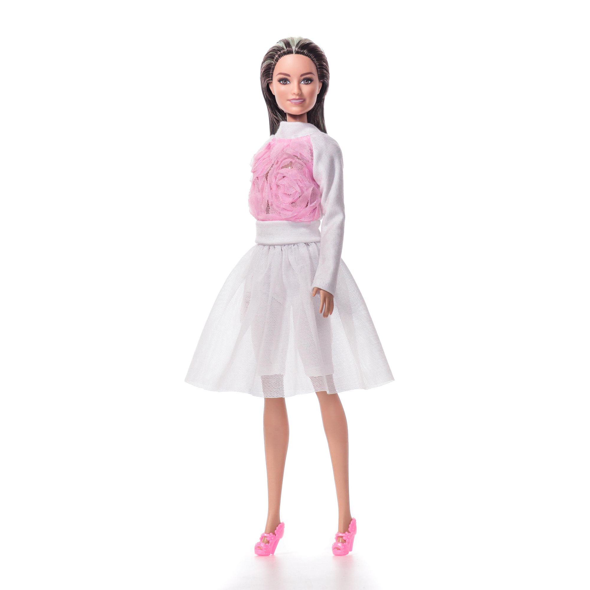 Одежда для кукол VIANA типа Барби 11.147.9 белый/розовый 11.147.9 - фото 2