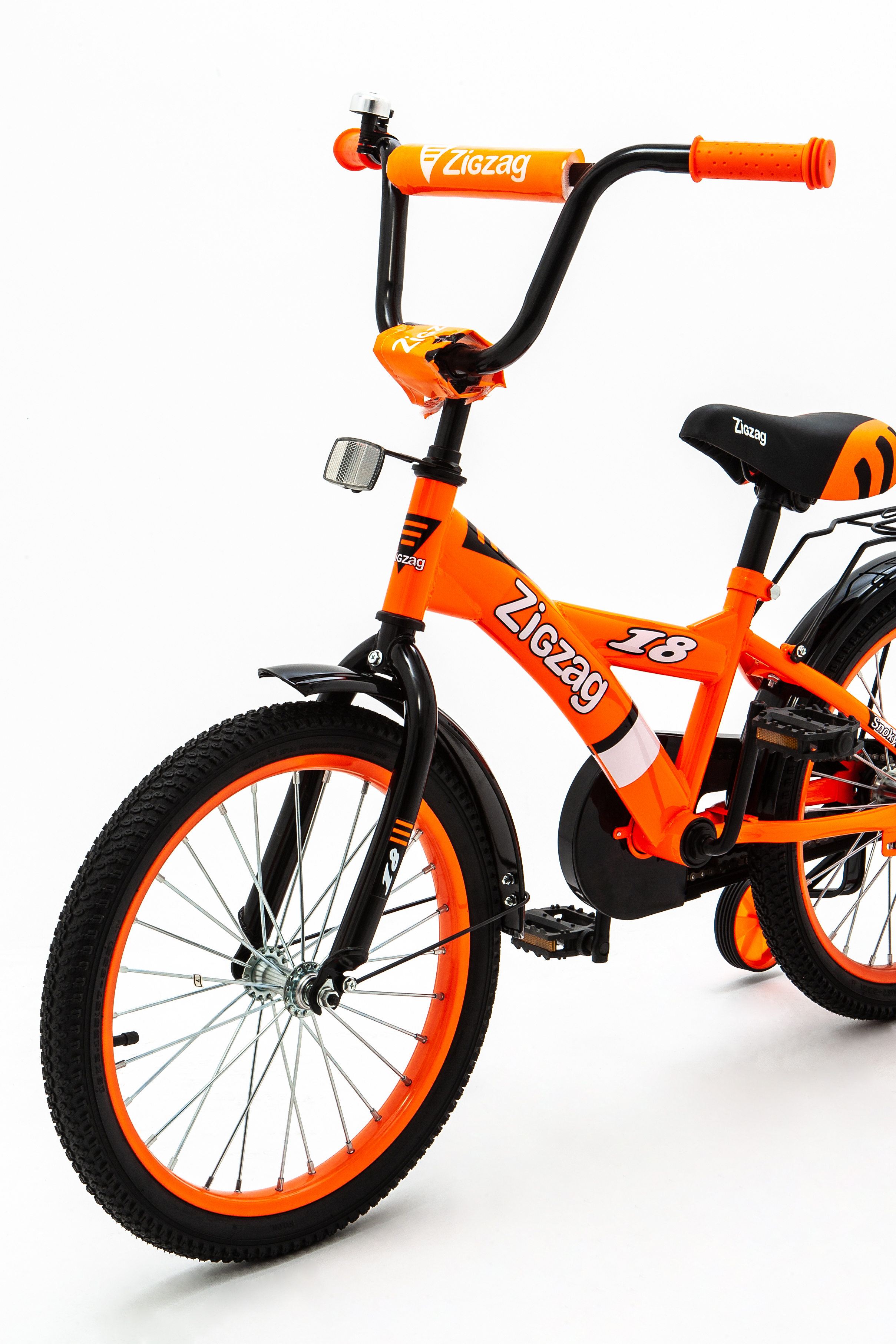 Велосипед ZigZag SNOKY оранжевый 18 дюймов - фото 5