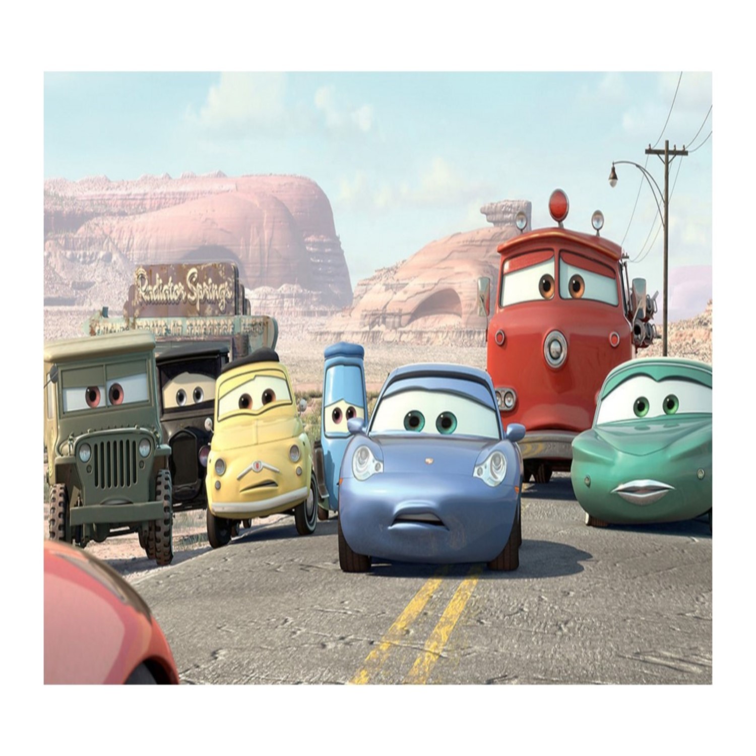 Автомобиль Cars Disney р/у Молния Маккуин 22 см - фото 7