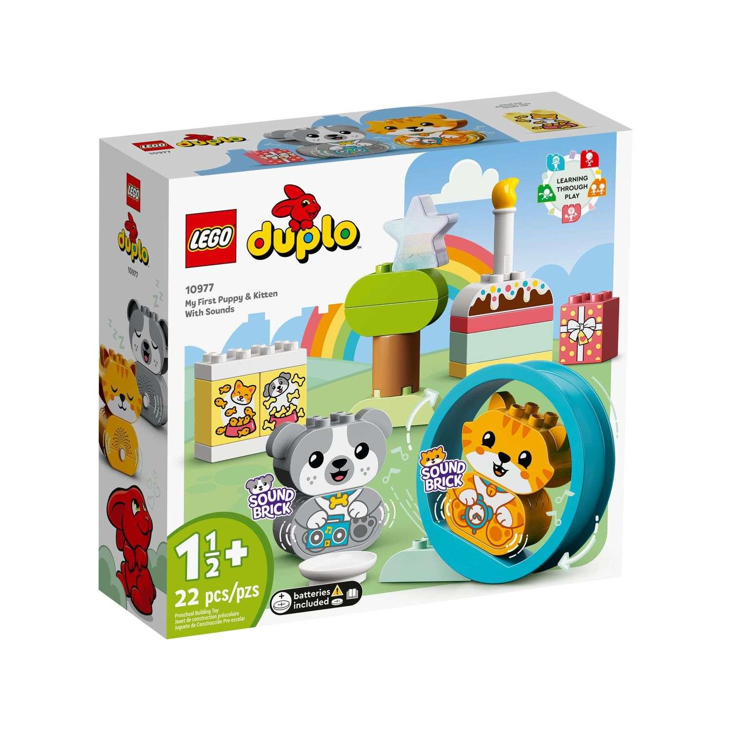 Конструктор LEGO DUPLO My First Puppy and Kitten With Sounds 10977 - фото 1