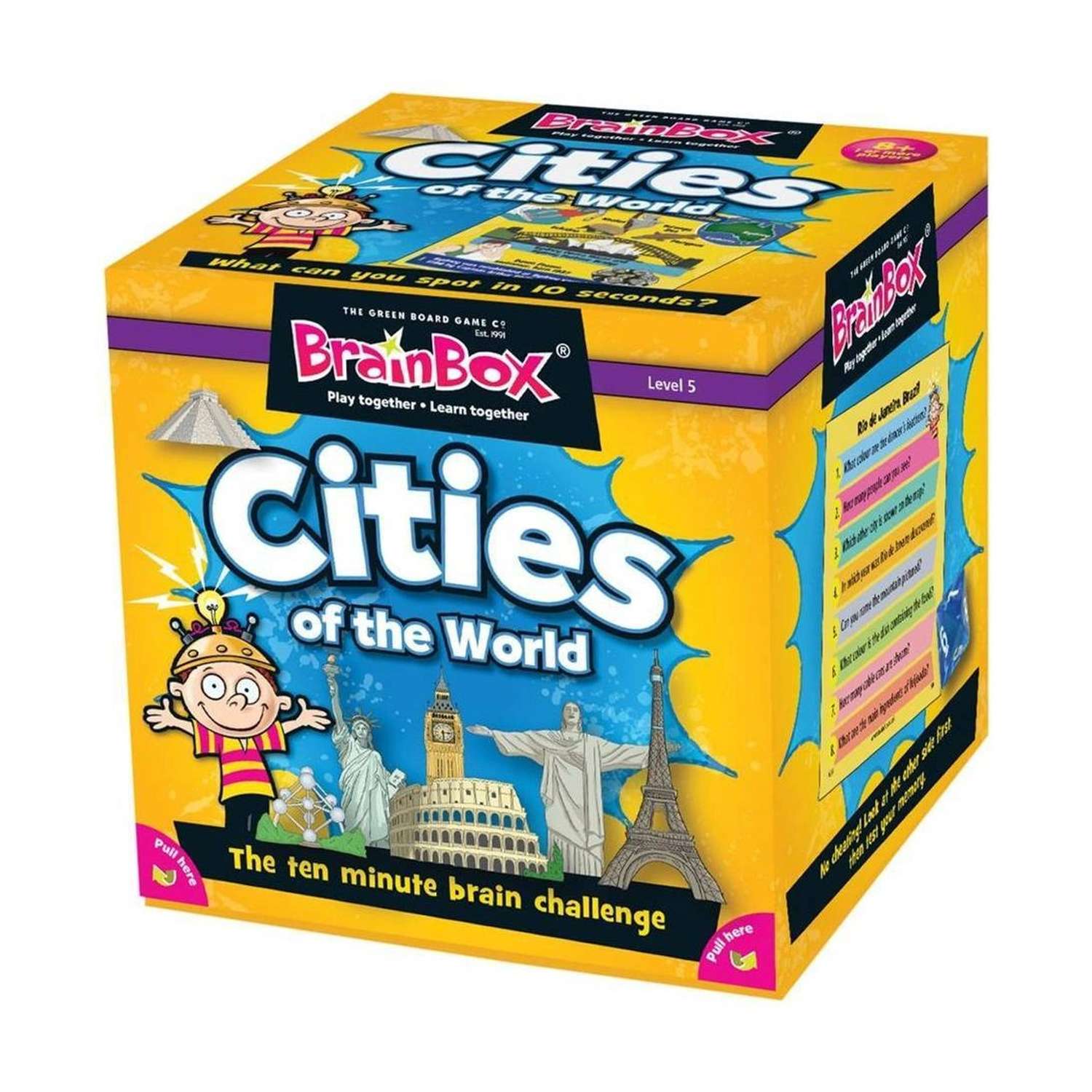 Настольная игра BrainBox Сундучок Знаний Cities of the World на английском языке - фото 1