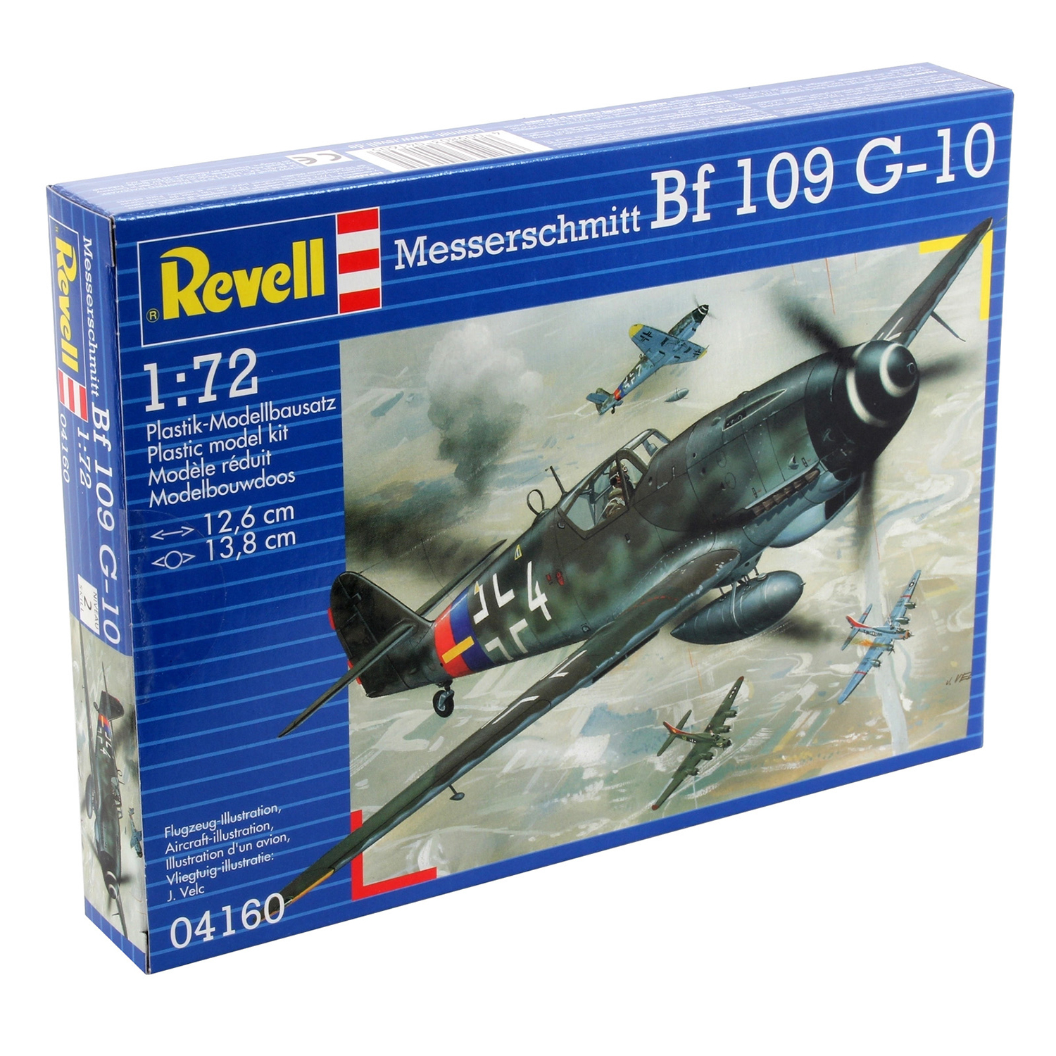 Сборная модель Revell Немецкий истребитель Messerschmitt Bf 109 G-10 04160 - фото 3