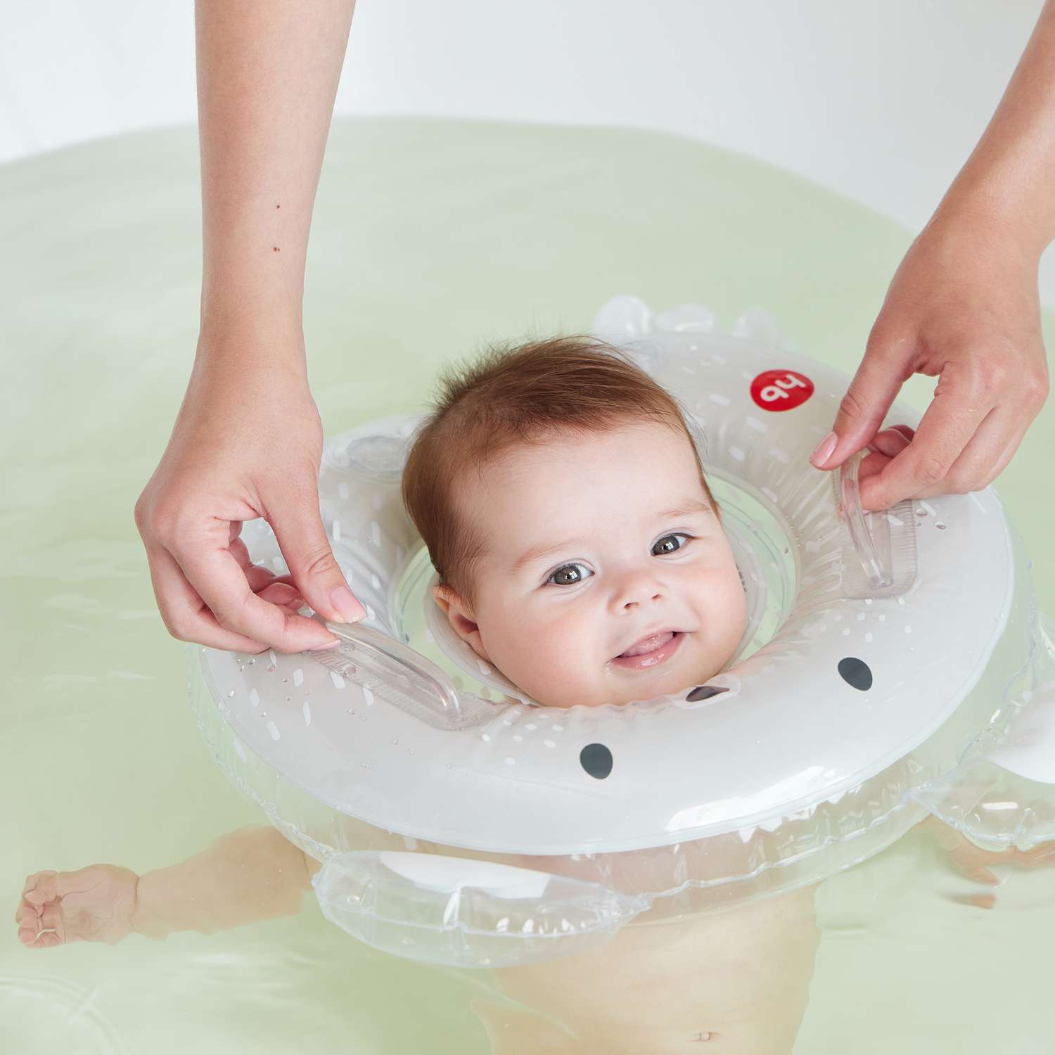 Круг для купания на шею Happy Baby с бубенчиками - фото 5