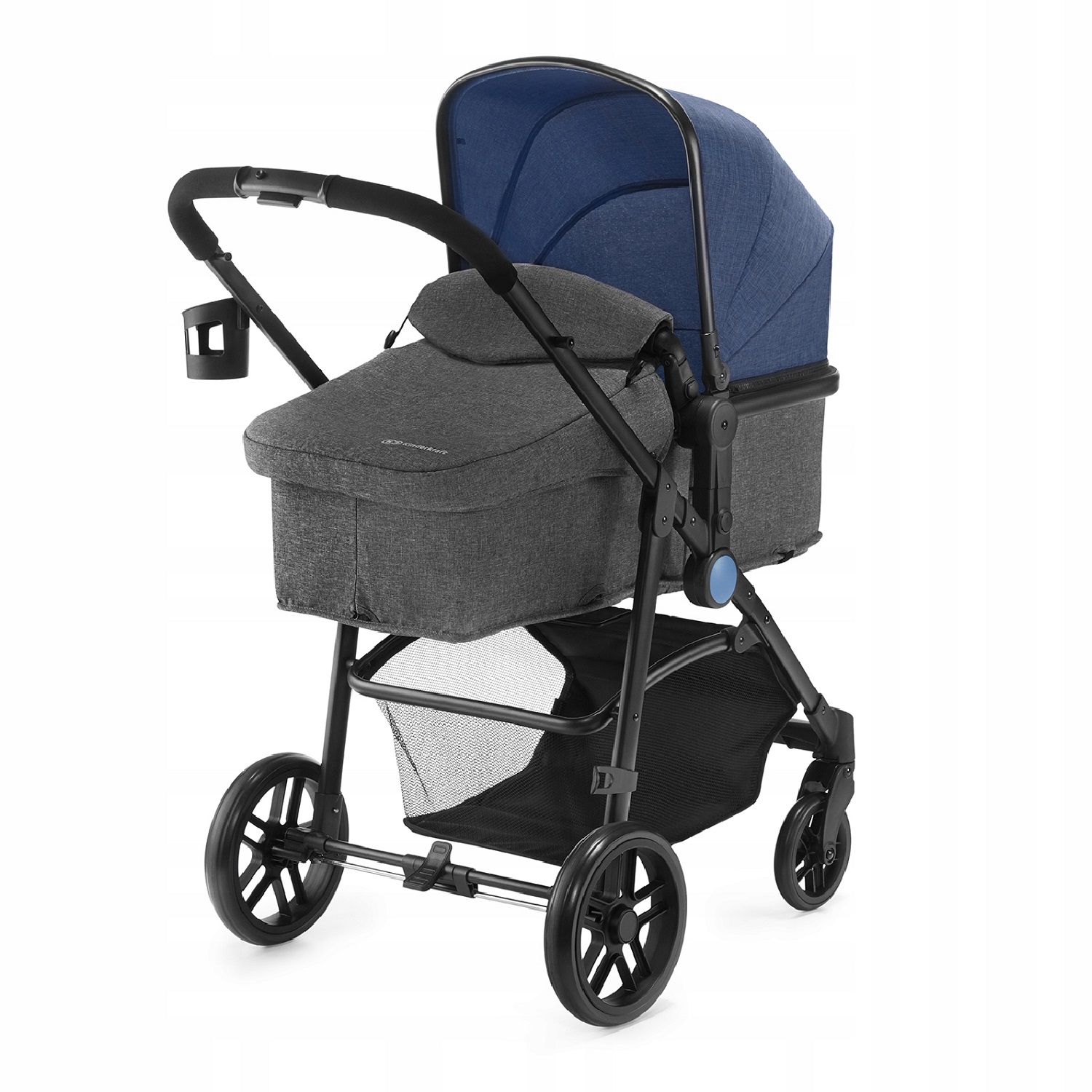 Коляска 2в1 Kinderkraft Juli Denim - фото 5