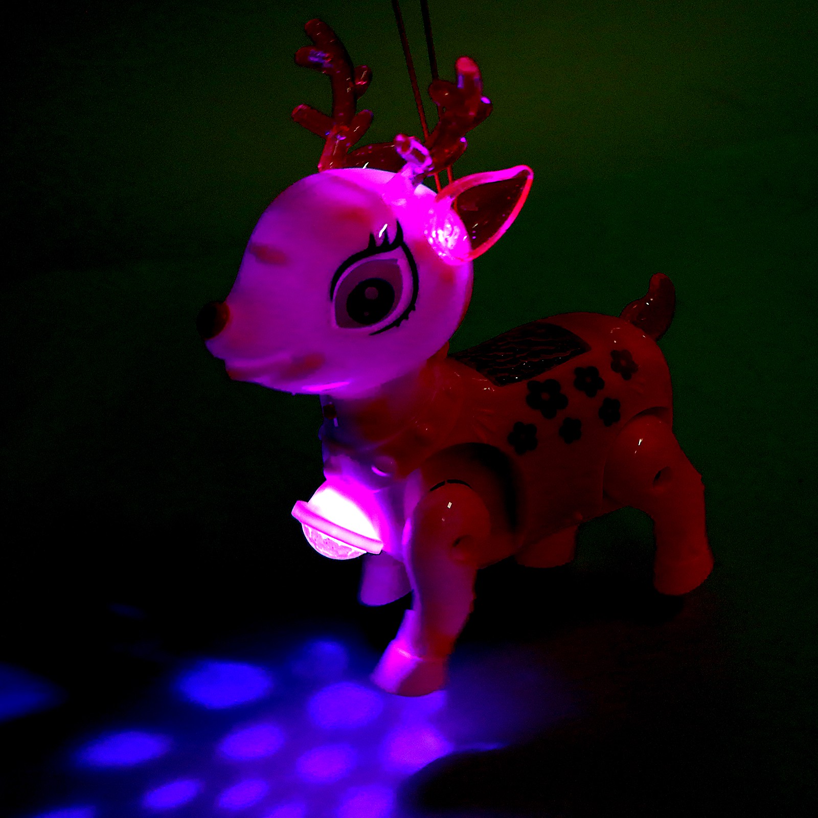 Интерактивная игрушка Zabiaka «Оленёнок Робби» звук свет цвет белый - фото 8