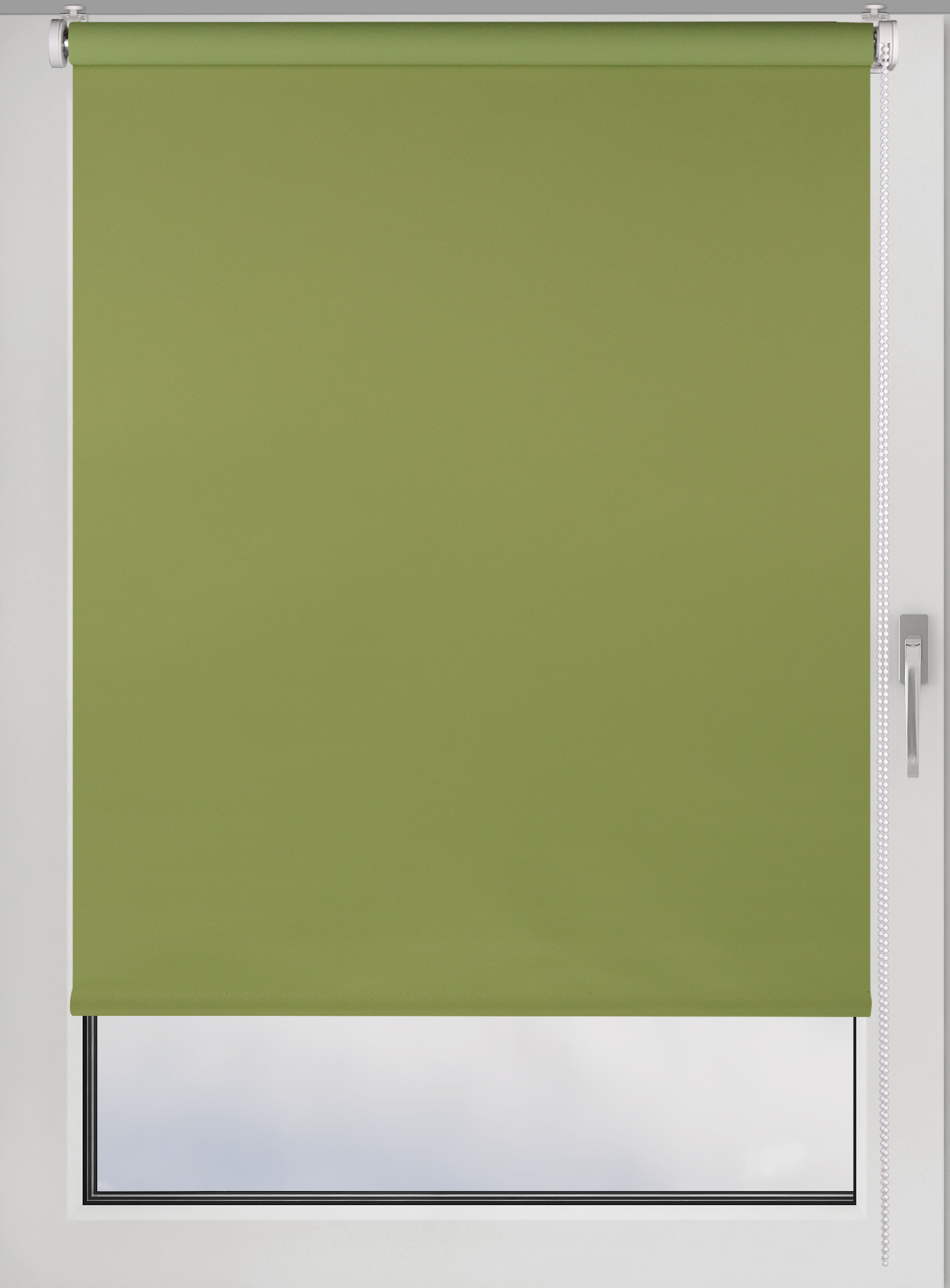 Рулонная штора 70х160см PRAKTO Блэкаут Color/зеленый - фото 1