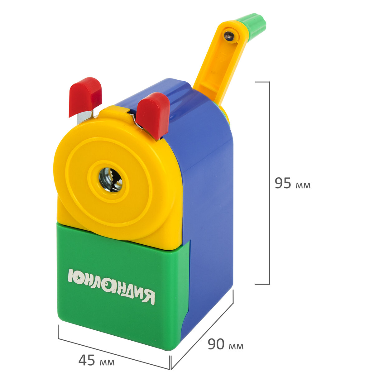 228766, Точилка механическая Юнландия Светофор, металлический