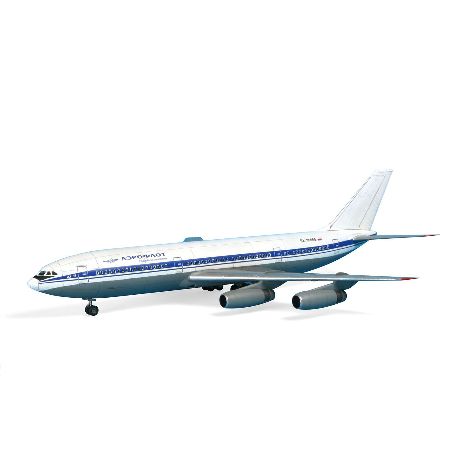 Модель для сборки Звезда Авиалайнер пассажирский ИЛ-86 7001 - фото 5