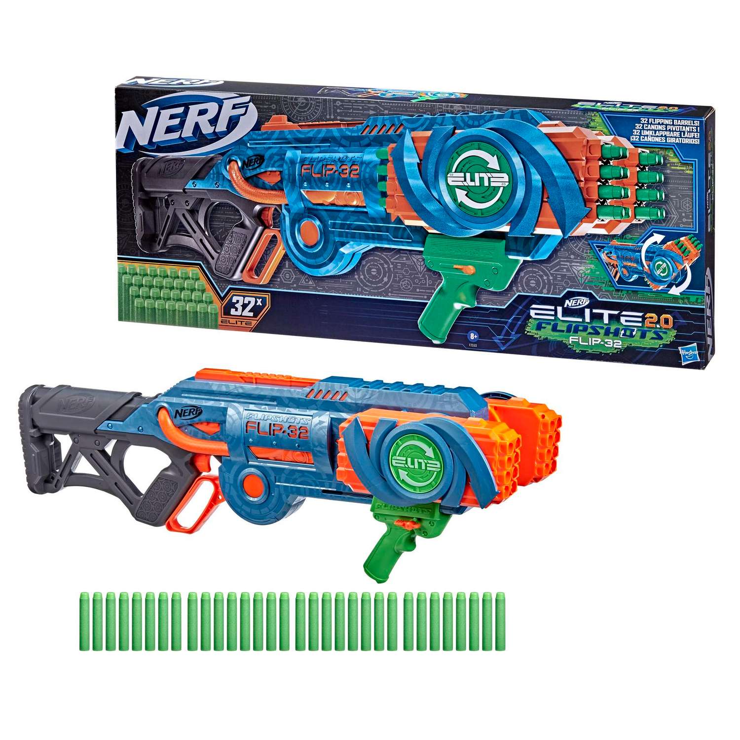 Набор игровой Nerf Элит 2.0 Флип 32 F2553EU4 - фото 8