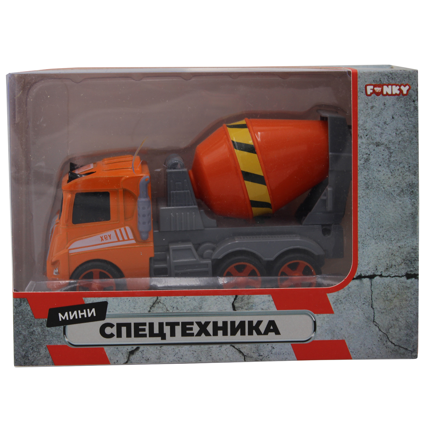 Машинка Funky Toys Спецтехника Оранжевая FT61012 FT61012 - фото 2