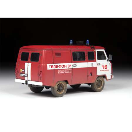 Модель сборная Звезда Машина УАЗ Пожарная служба 43001