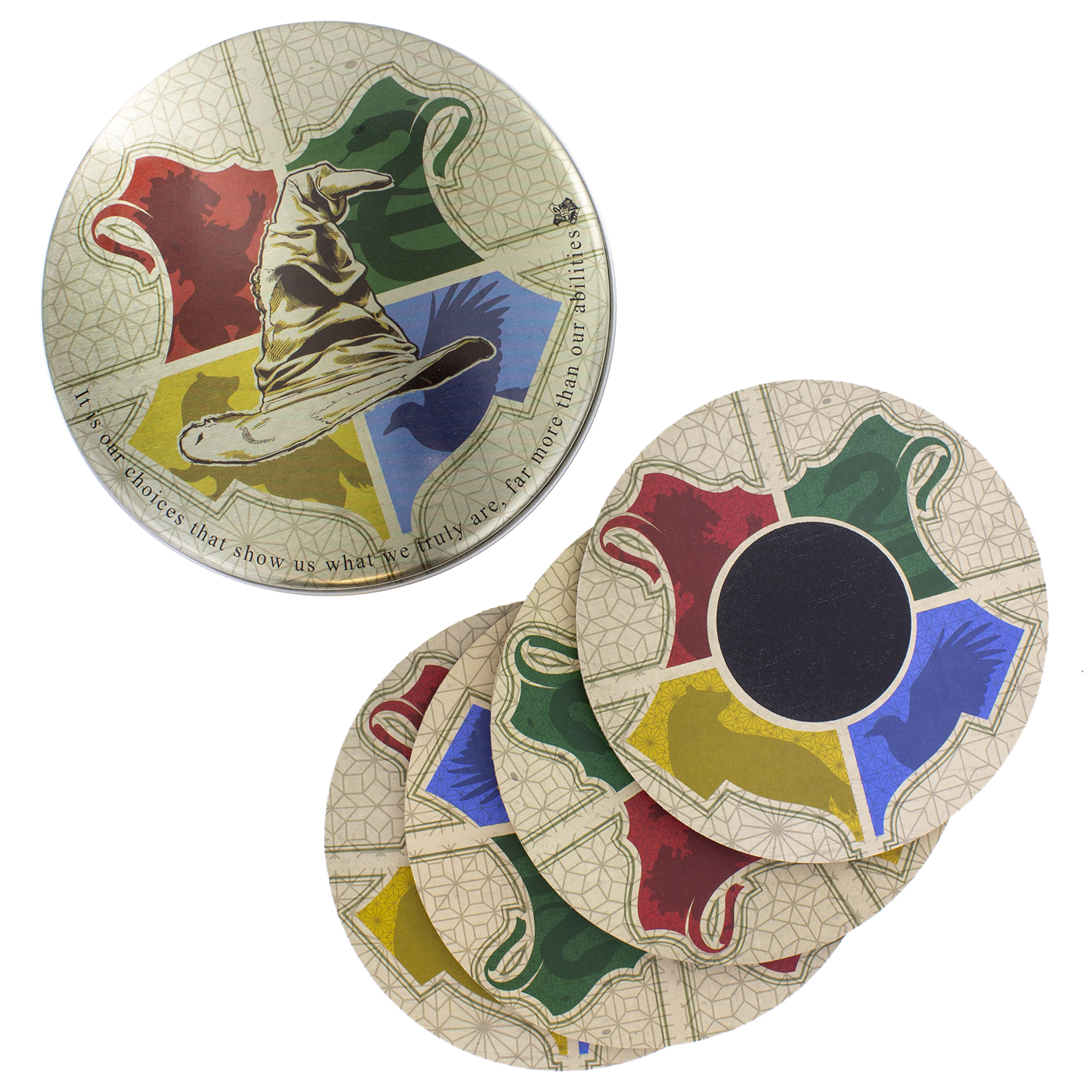 Подставки под напитки PALADONE Harry Potter Sorting Hat Heat Change Coasters PP4950HP - фото 1