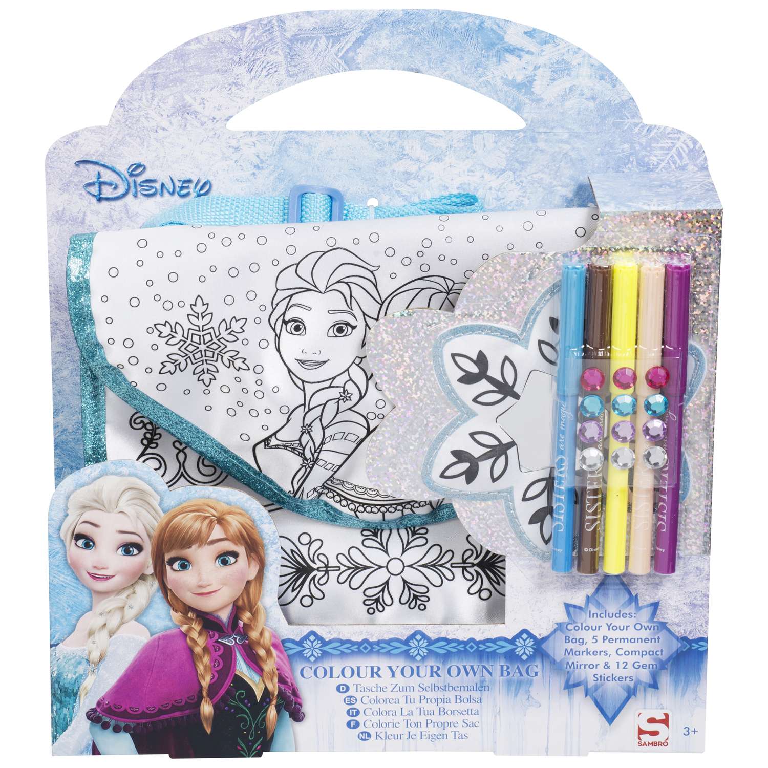 Набор для творчества Sambro Frozen Раскрась свою сумку DFR8-4159 - фото 1