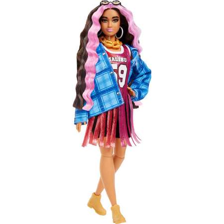 Кукла Barbie Экстра в платье баскетбольный стиль HDJ46