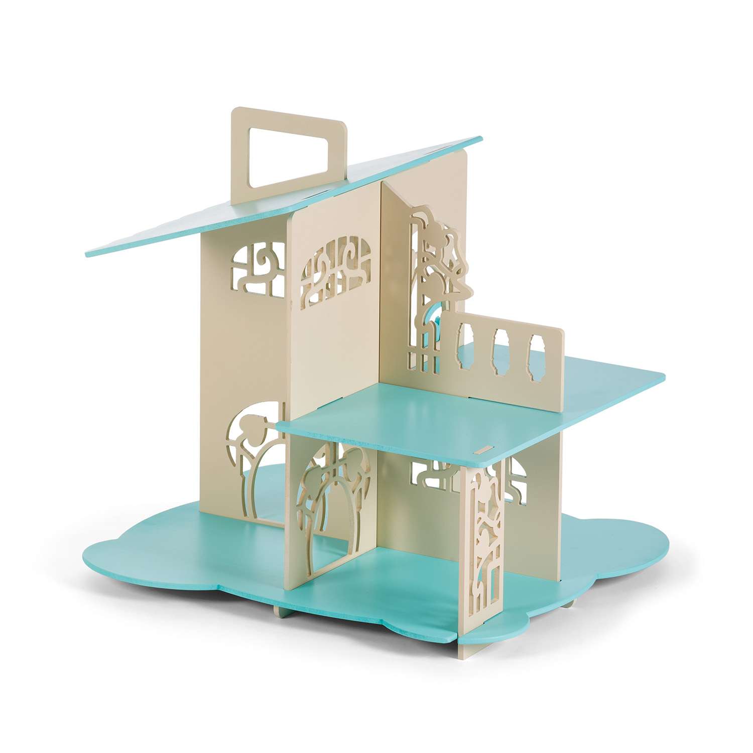 Кукольный домик Тутси Вилла грёз с мебелью и фигурами из дерева 1-150-2021 - фото 1