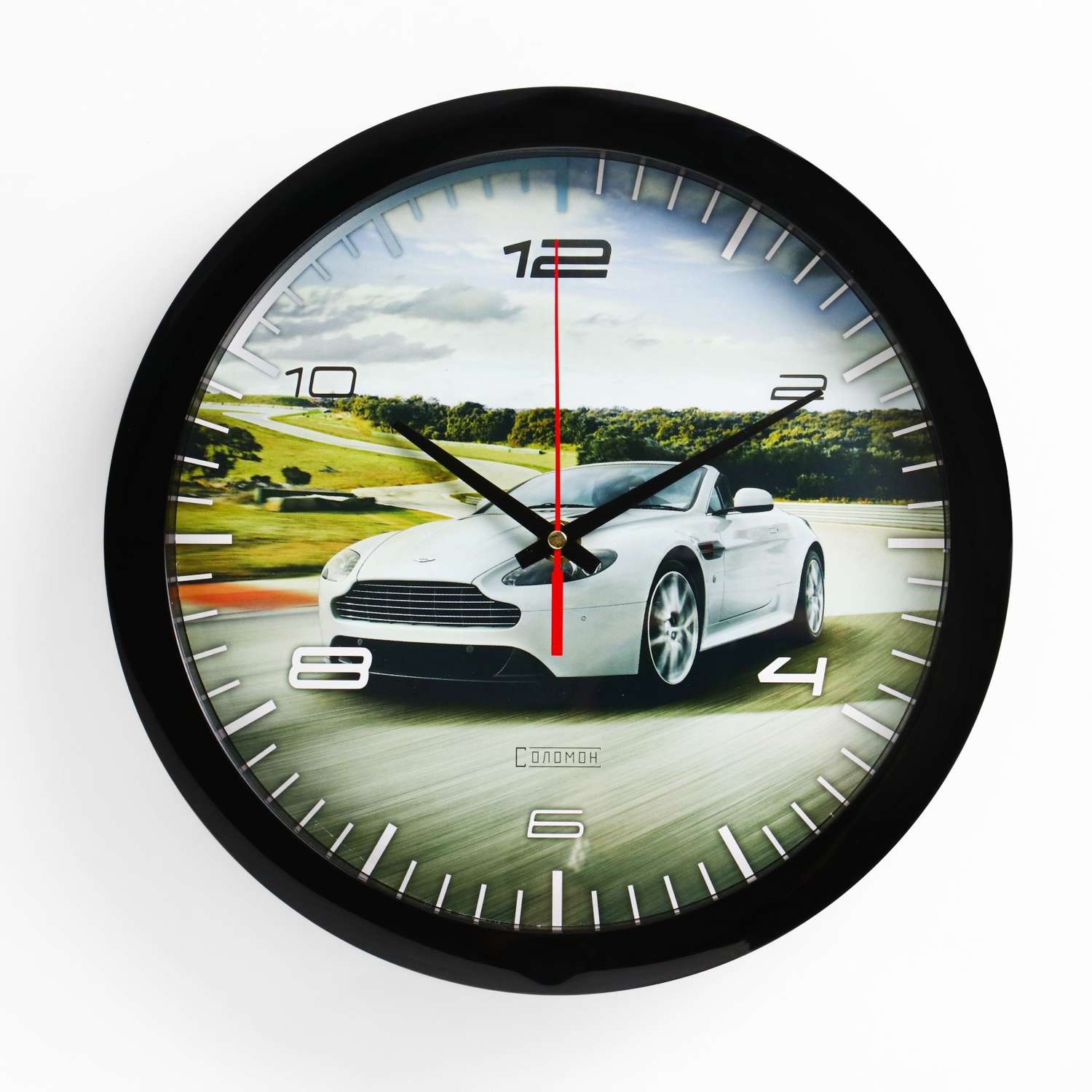 Часы настенные Соломон «Спортивное авто» d-28 см - фото 1