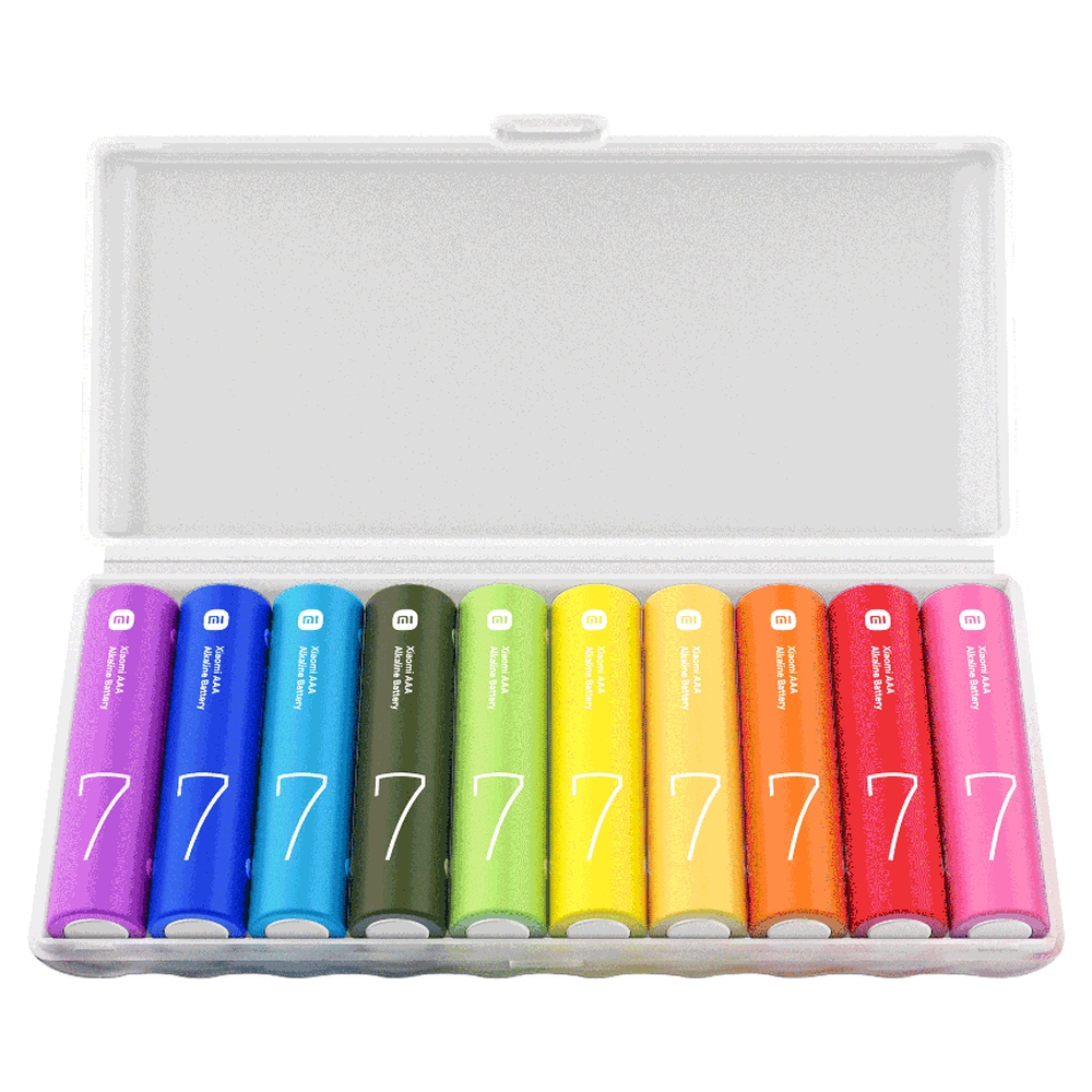 Батарейки щелочные XIAOMI AAA Rainbow Batteries LR03 - фото 3