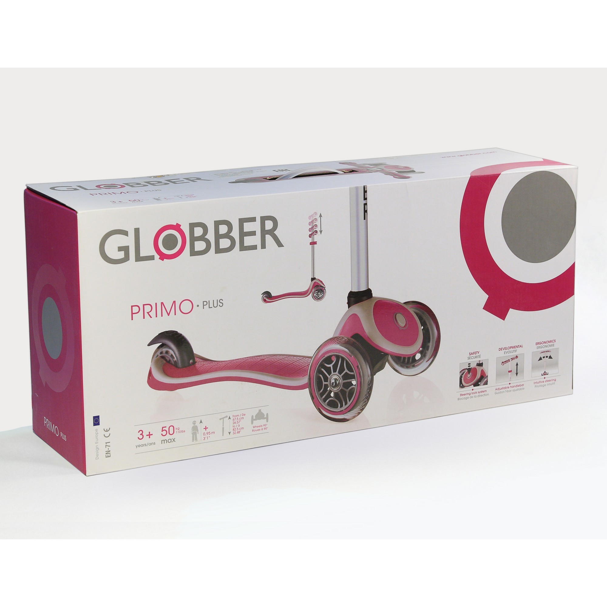 Самокат Globber Primo Plus Сиреневый - фото 2