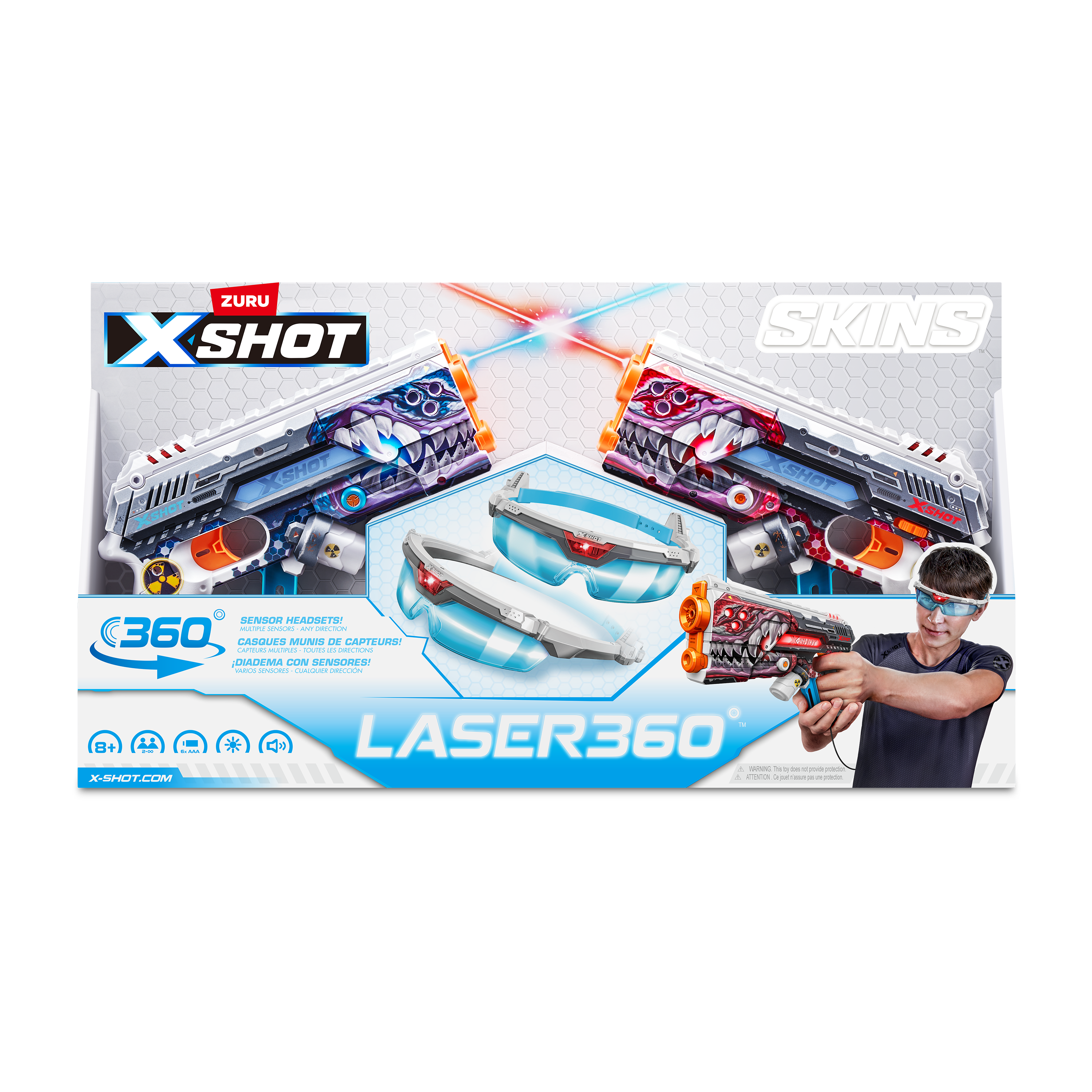 Бластер Zuru XSHOT  Skins Laser - фото 14