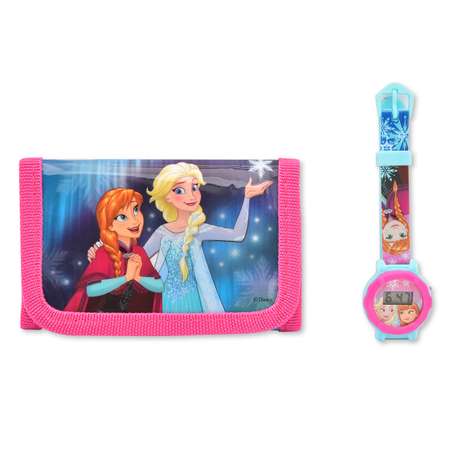 Часы Disney Frozen наручные +кошелёк FR35134