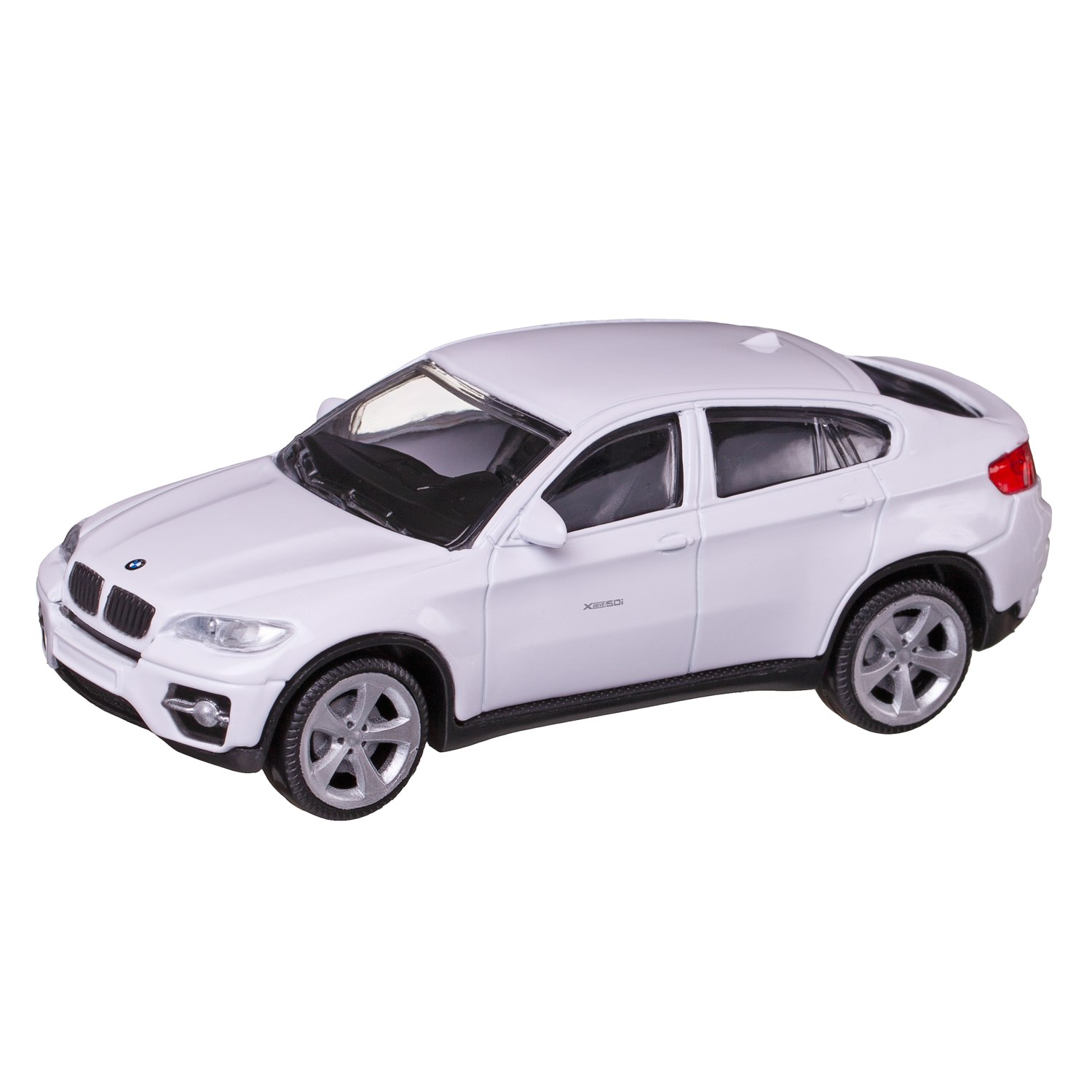 Автомобиль Rastar BMW 1:43 без механизмов белый 33700W - фото 4