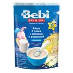 Каша молочная Bebi Premium 3 злака яблоко-ромашка 200г с 6месяцев