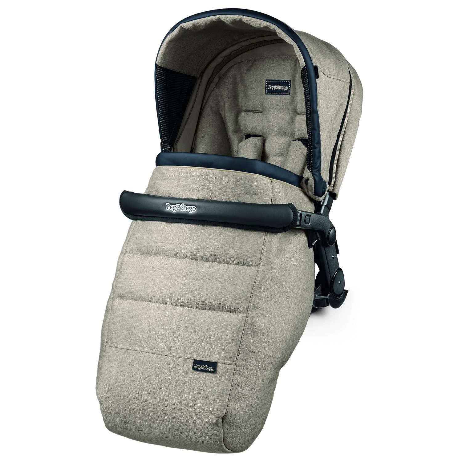 Коляска 3в1 Peg-Perego Book S Elite Modular Luxe Beige - фото 6