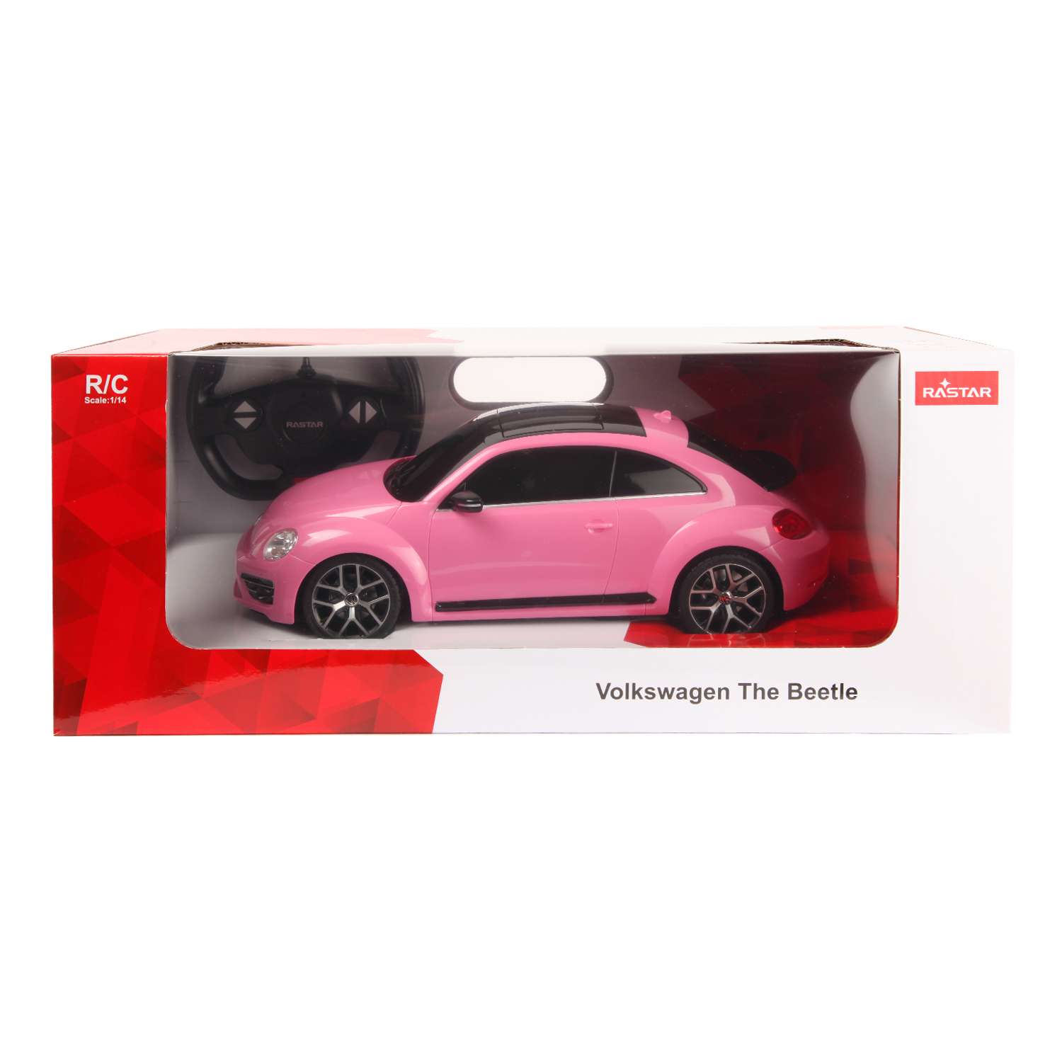 Машина Rastar РУ 1:14 Volkswagen Beetle Розовая 78000 - фото 2