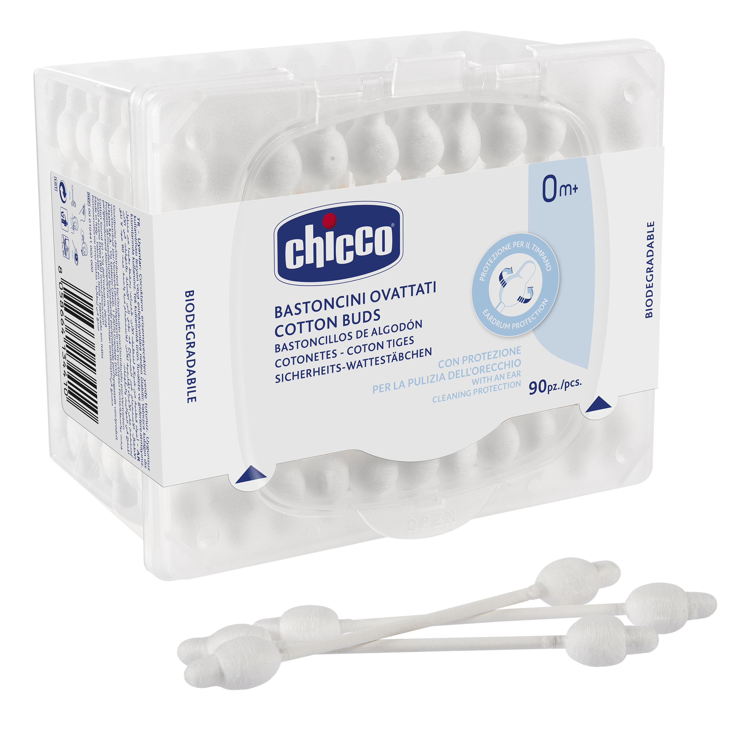 Палочки ватные с ограничителем CHICCO 00010441000000 - фото 2