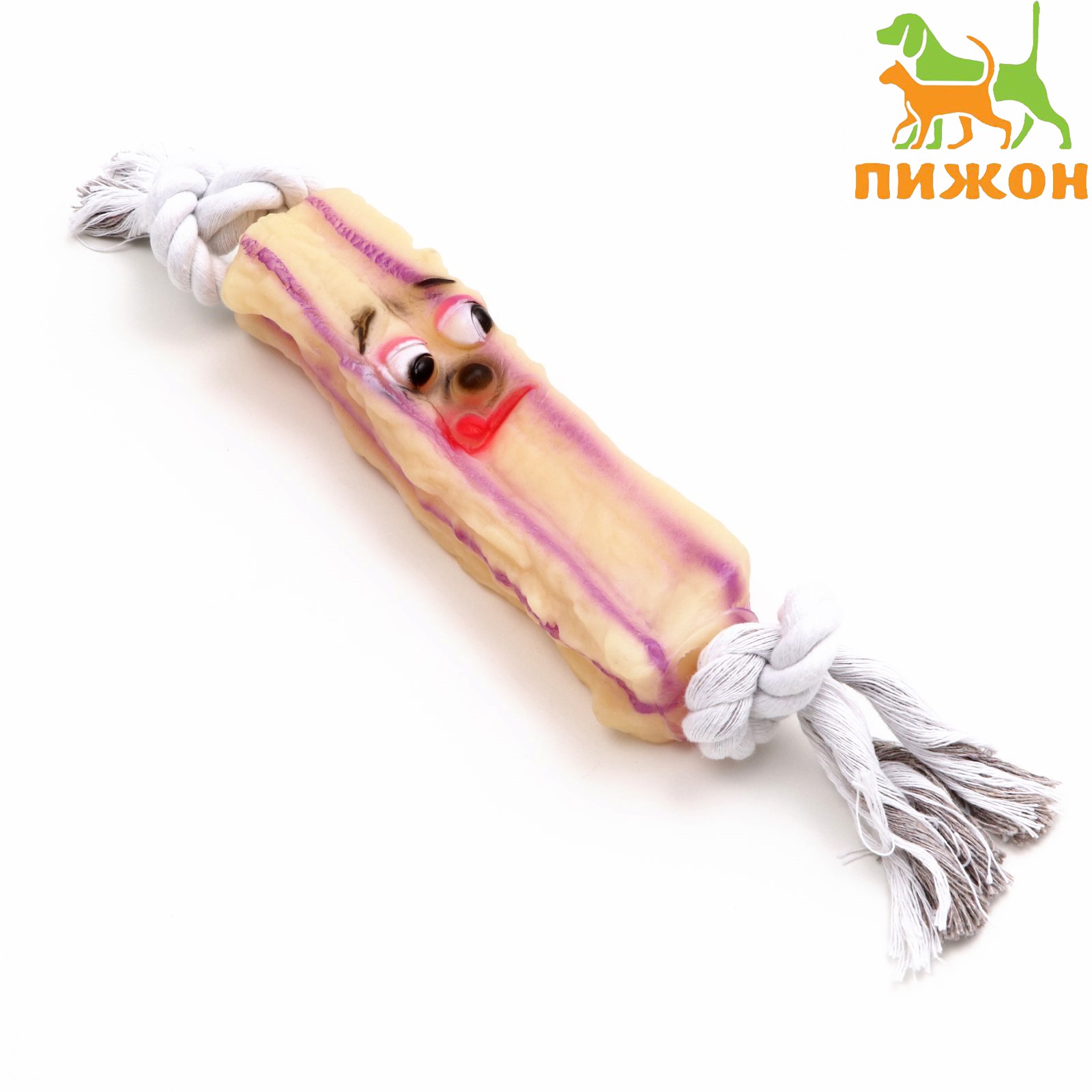 Игрушка Пижон на канате «Грустная палка» для собак 30 см игрушка 15.5 см - фото 1