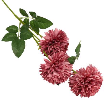 Цветок искусственный Astra Craft Хризантемы 66 см цвет сливовый