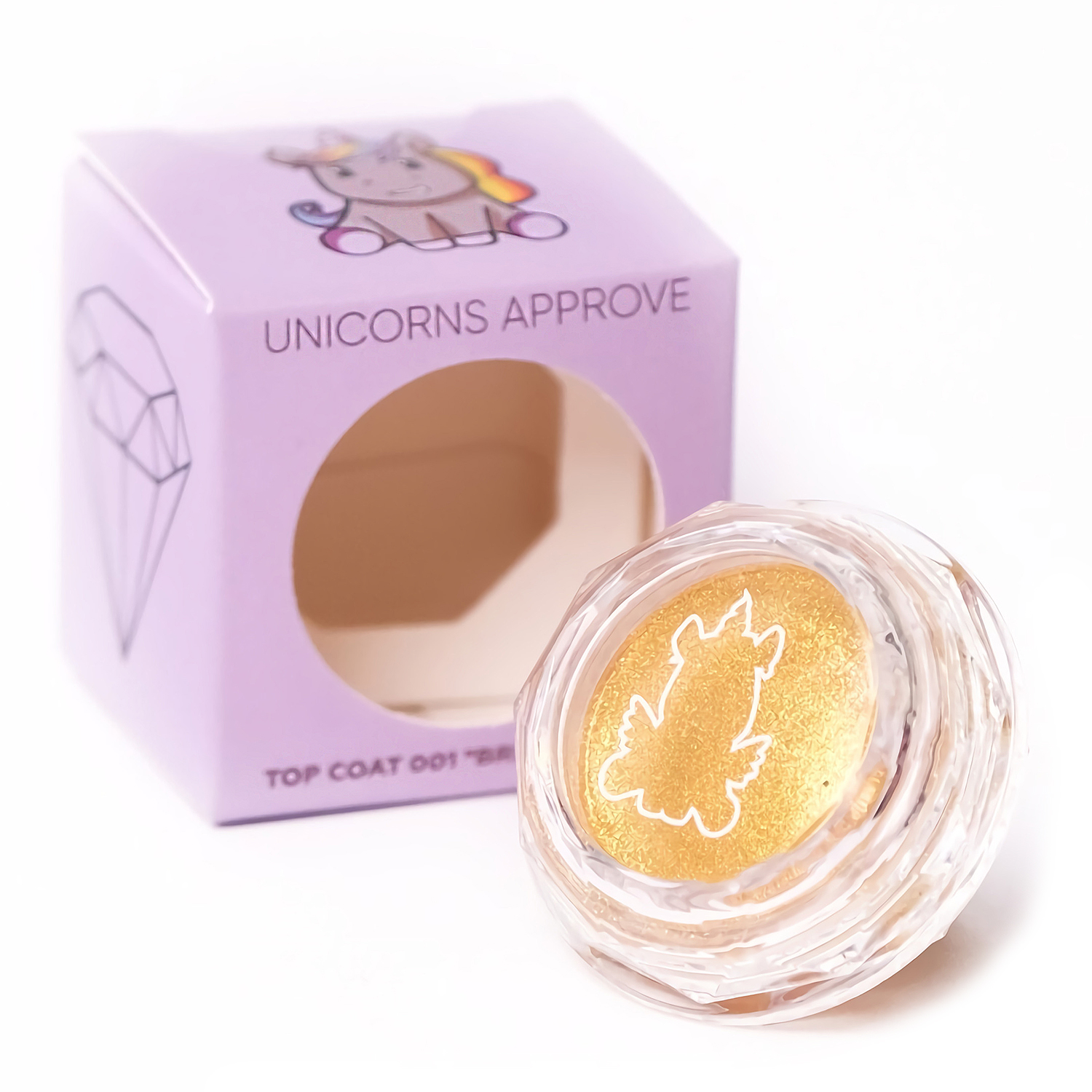 Топ-коат для век UNICORNS APPROVE 001 Bright Gold LTA022158 - фото 3