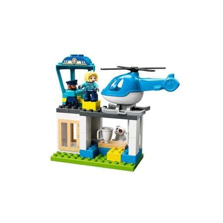 Конструктор LEGO DUPLO Полицейский участок и вертолёт блочный