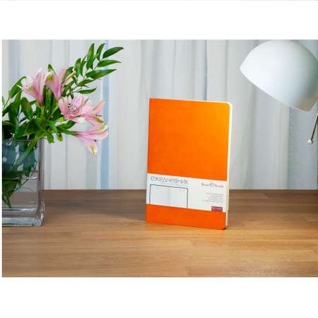 Набор подарочный Bruno Visconti Megapolis Flex оранжевый А5 140х210 мм ежедневник и ручка