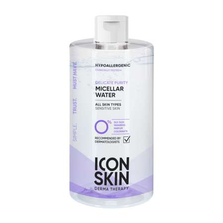 Очищающая мицеллярная вода ICON SKIN Delicate Purity