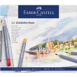 Карандаши акварельные FABER CASTELL художественные Goldfaber Aqua 24 цвета