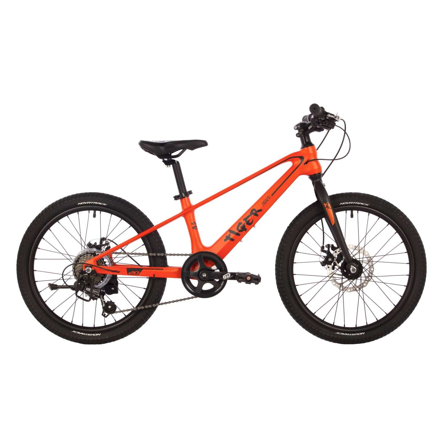 Велосипед 20 TIGER оранжевый NOVATRACK TIGER - фото 9