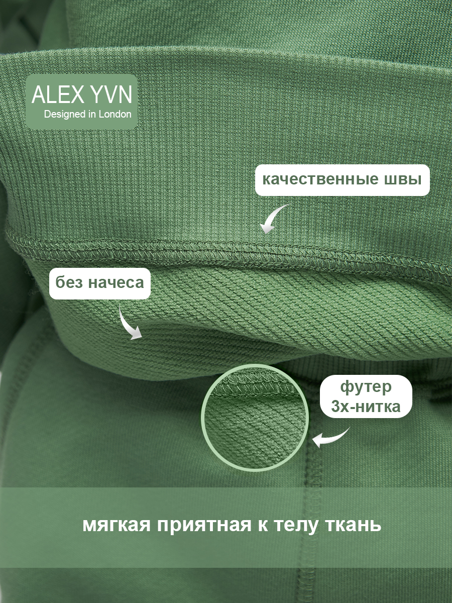 Джоггеры ALEX YVN 03KG-026- ментол - фото 4