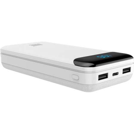 Внешний аккумулятор Perfeo Powerbank Dune 20000mah LED дисплей White PF_B4885