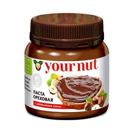 Паста ореховая your nut с какао 250 г