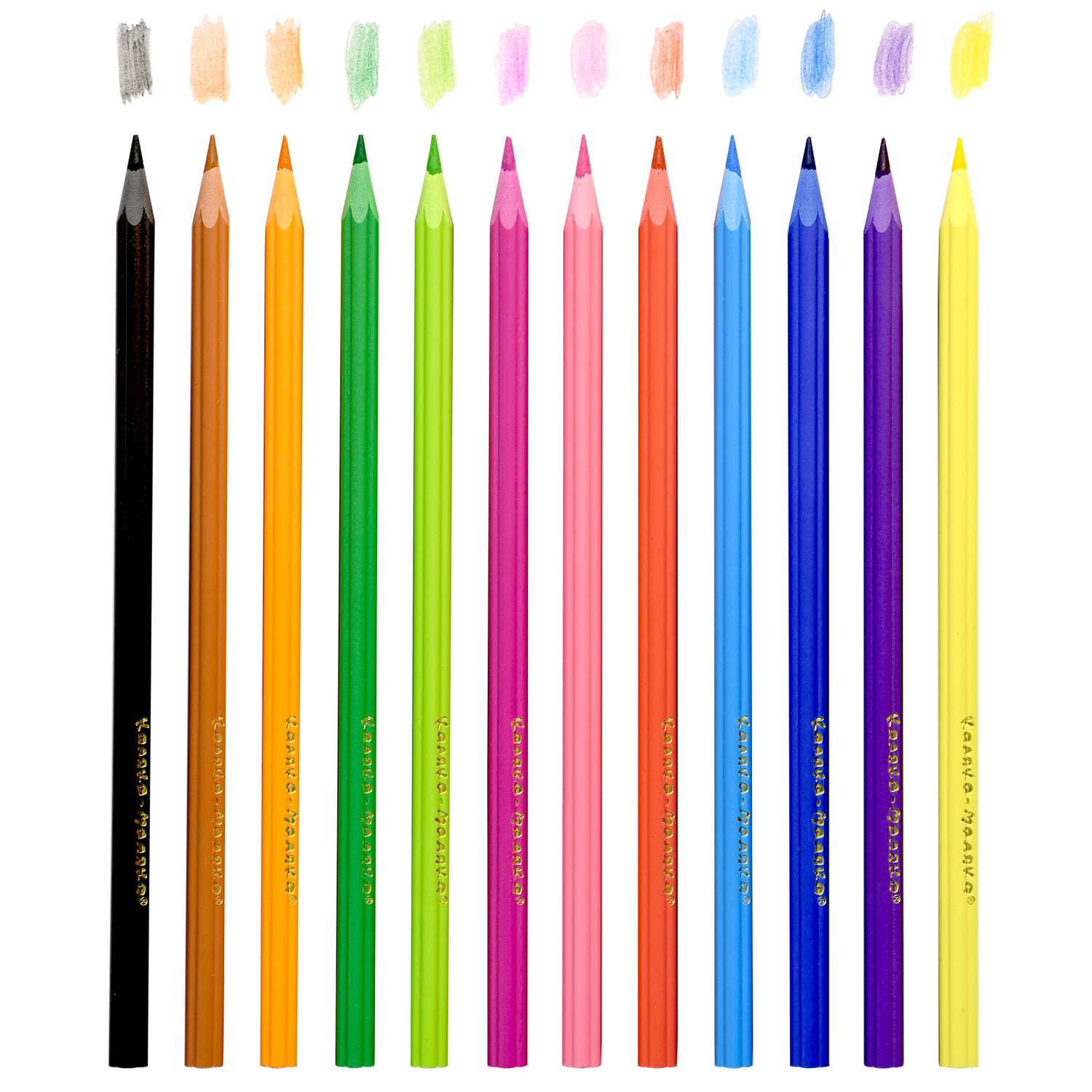 Набор цветных карандашей Каляка-Маляка Цветочки 12цветов КПКМ12-Ц - фото 8