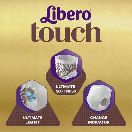 Подгузники-трусики Libero Touch 6 13-20кг 32шт