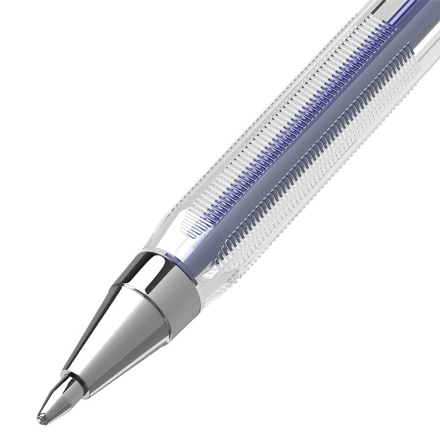 Ручки шариковые Brauberg М-500 синие набор 10 штук - фото 5