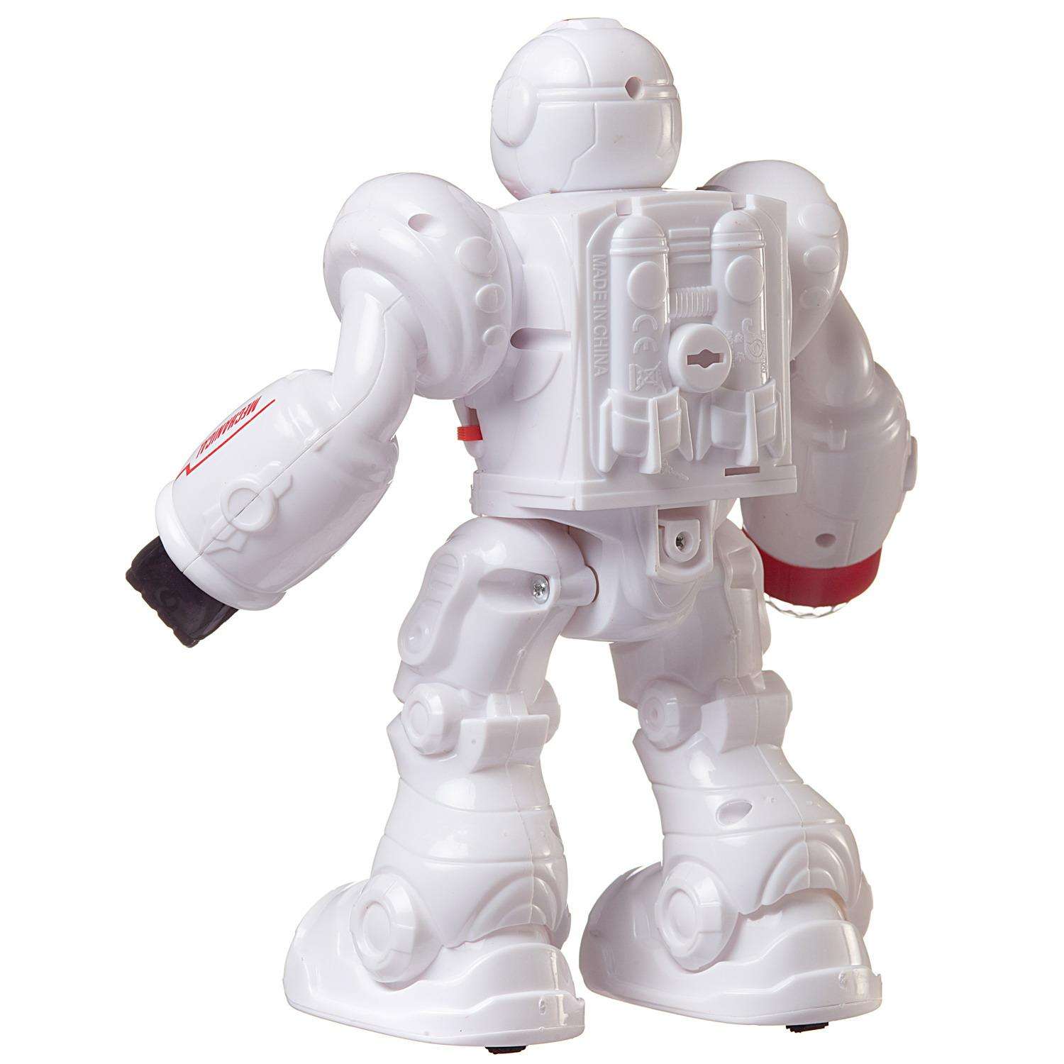 Робот Junfa Бласт Космический воин электромеханический свет звук белый с красным - фото 5